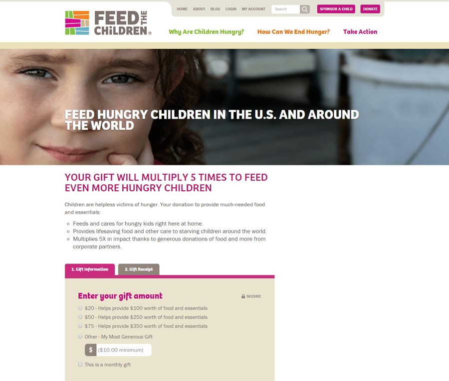 Feed the Children Donations