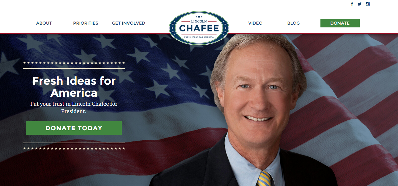 Chafee user experience websit