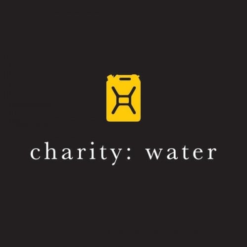 nonprofit web design brand charity:water