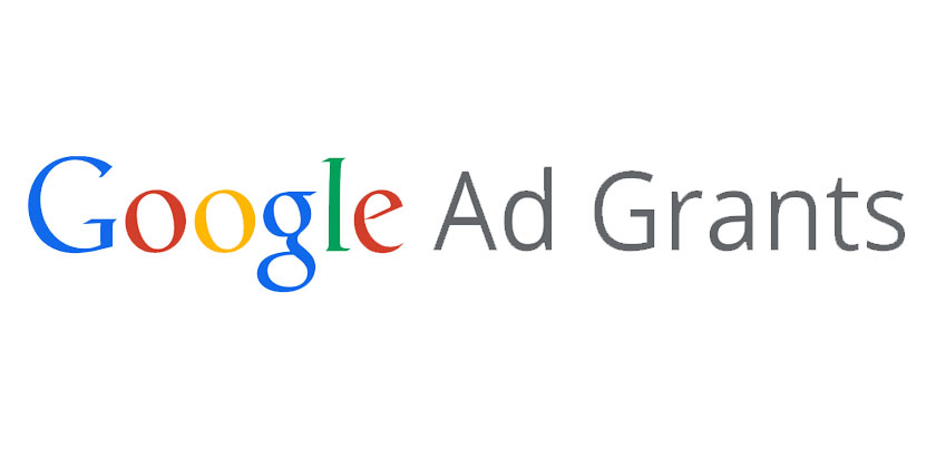 "Google Ad Grant" written in Google colors
